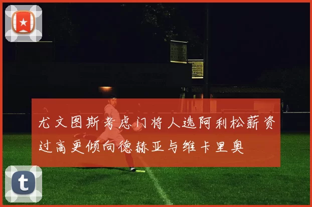 尤文图斯考虑门将人选阿利松薪资过高更倾向德赫亚与维卡里奥